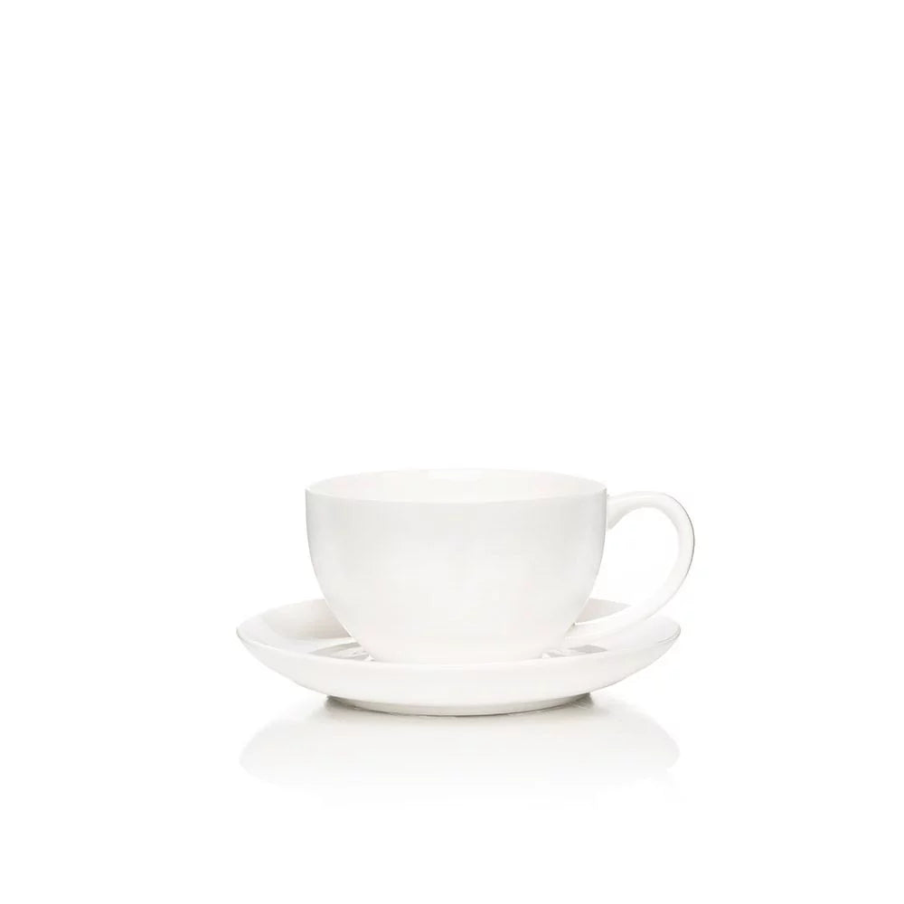 SET TASSE ET SOUCOUPE PORCELAINE 18CL